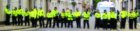 Police deterring trouble in Birmingham City Centre 05/09/09